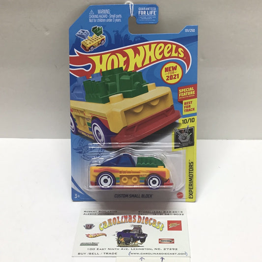 2021 hot wheels Q case #131 Custom Small Block yellow KK6