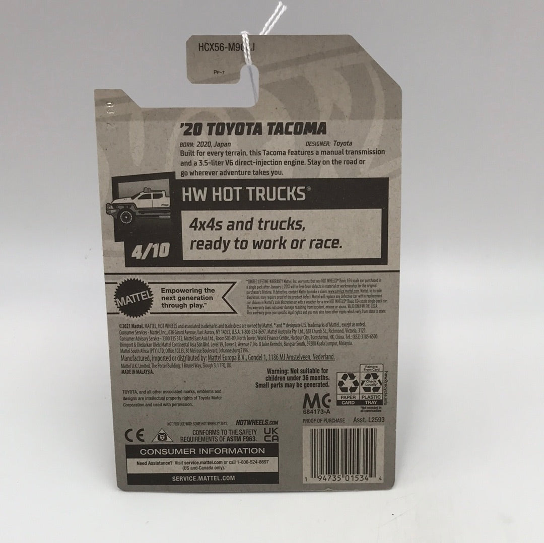 2022 hot wheels J case #72 20 Toyota Tacoma OO4