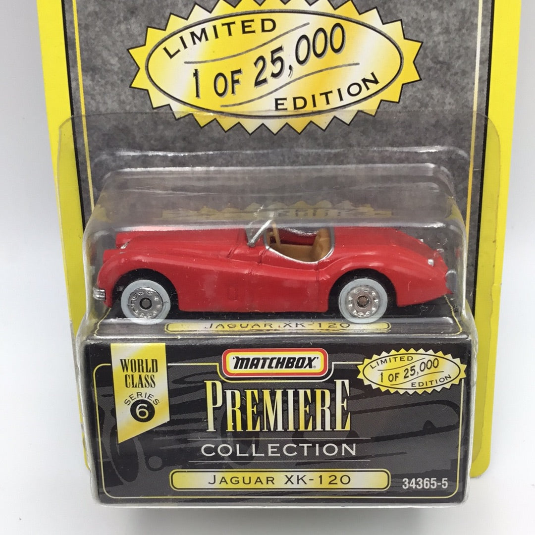 Matchbox Premiere series 6 Jaguar XK-120 red 5E7