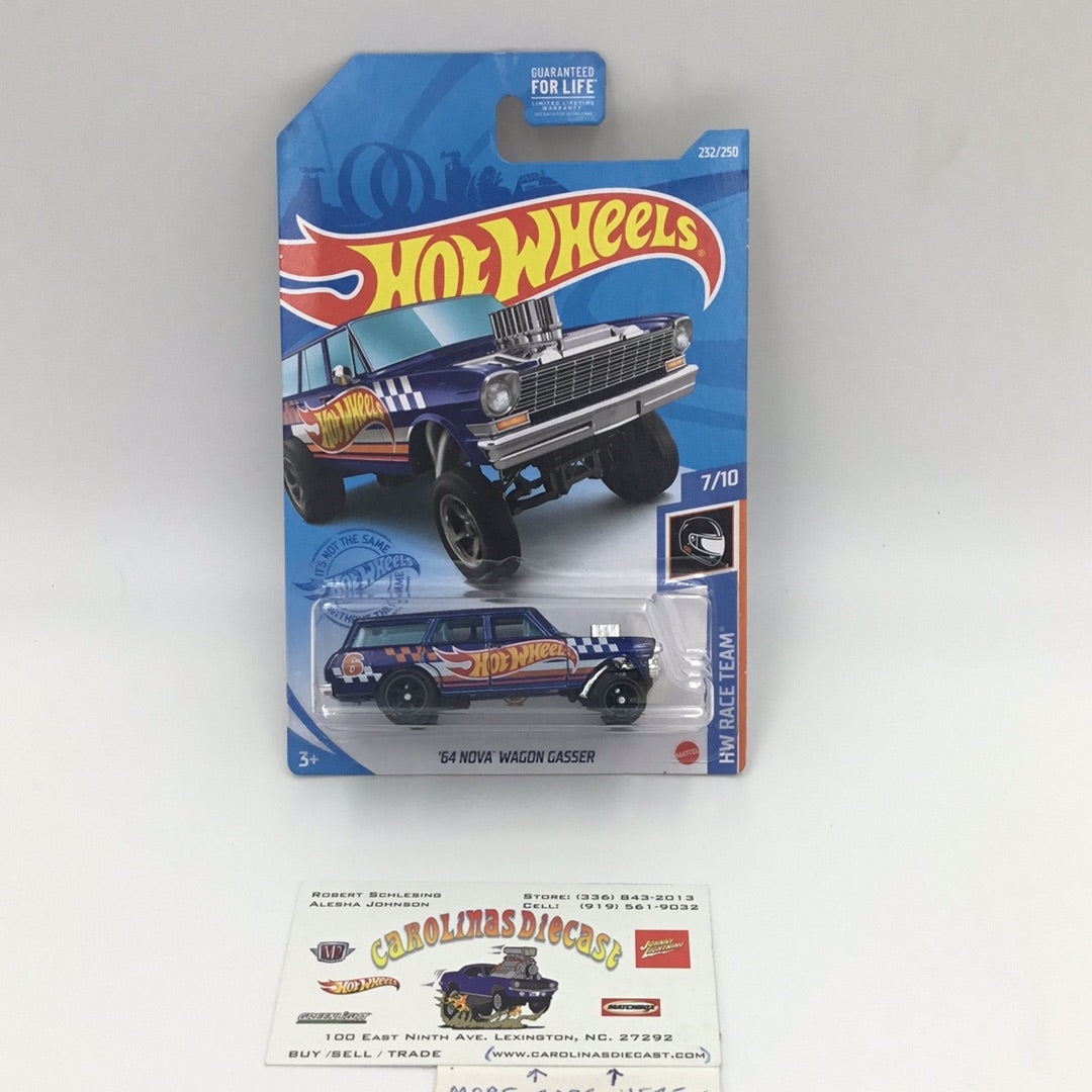 Carrinho Hot Wheels '64 Nova Wagon Gasser (X7QRX) - Mattel