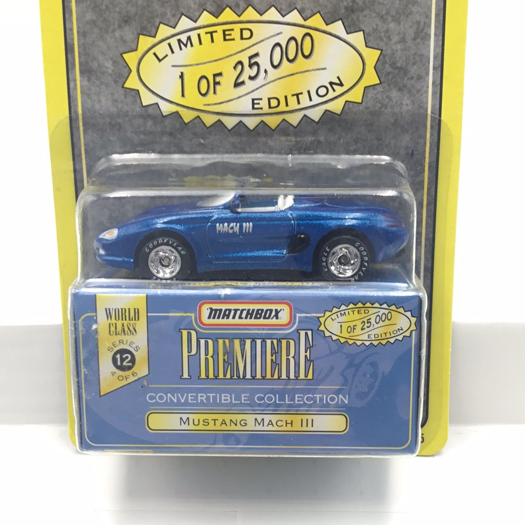 Matchbox Premiere Convertible Collection Series 12 Mustang Mach III 162C
