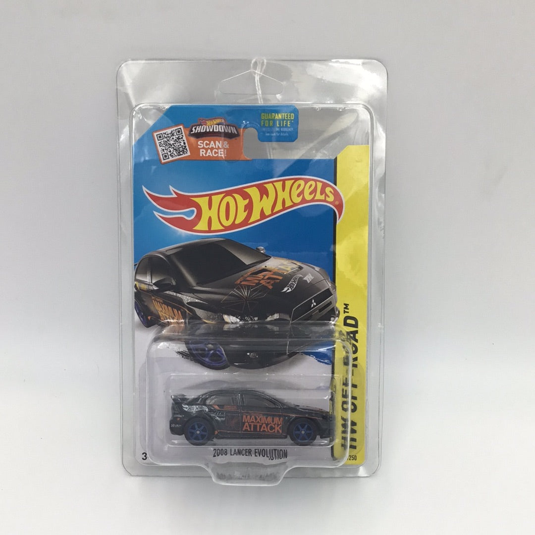 2015 hot wheels super treasure hunt 2008 Lancer Evolution W/Protector