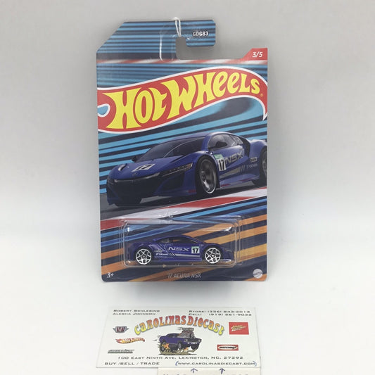 2022 Hot wheels Exotic themed 17 Acura NSX 3/5 Walmart exclusive KK6