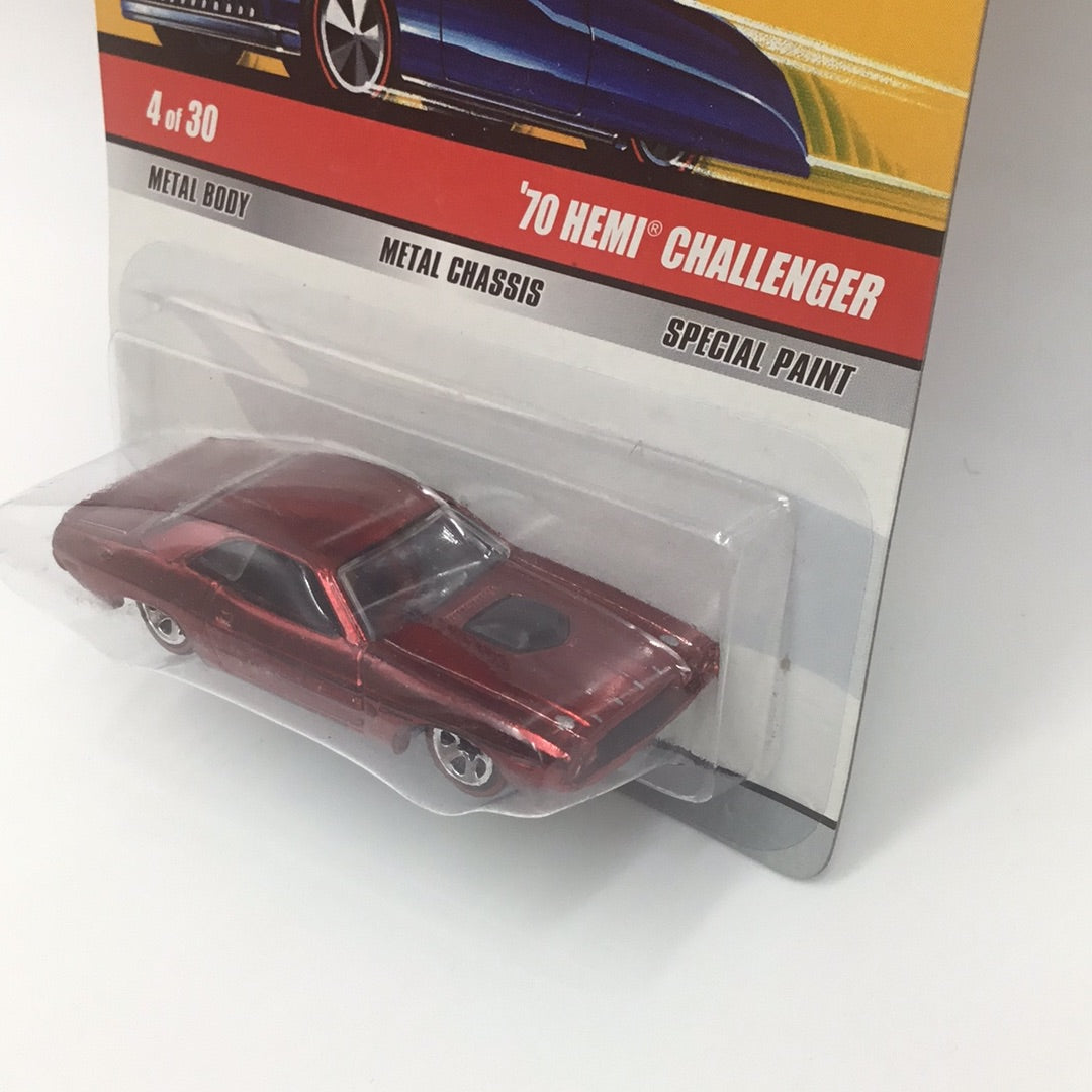 Hot wheels classics series 5 Custom 70 Hemi Challenger red CC2