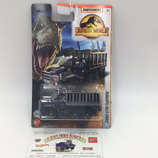 2022 Matchbox Jurassic World Armored Action Transporter 160L