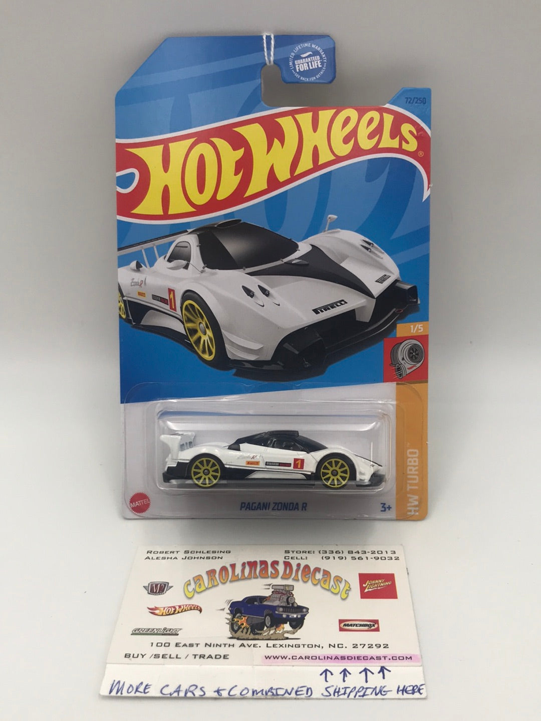 2023 hot wheels C case #72 Pagani Zonda R 105G