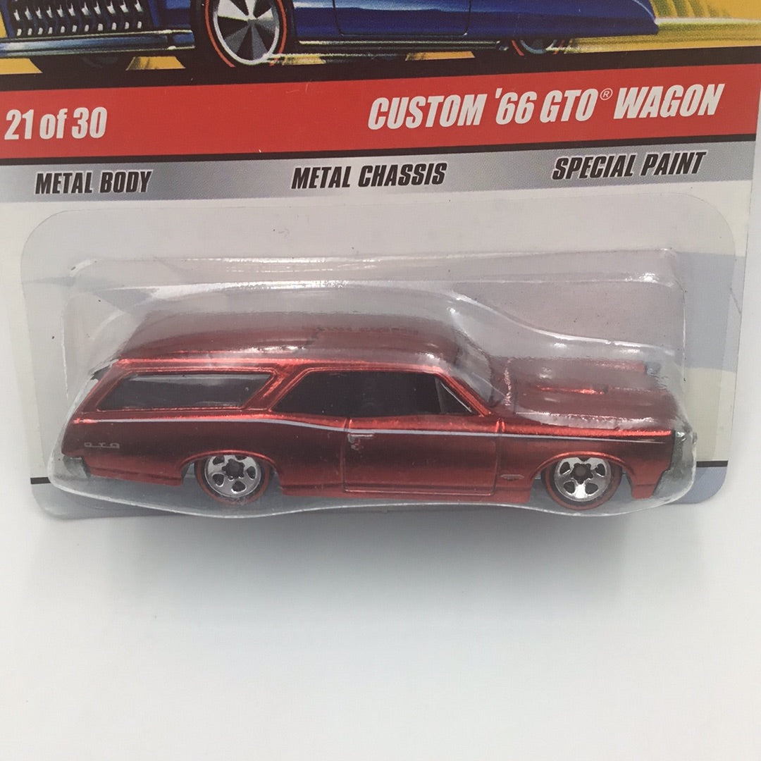 Hot wheels classics series 5 Custom 66 GTO Wagon red htf