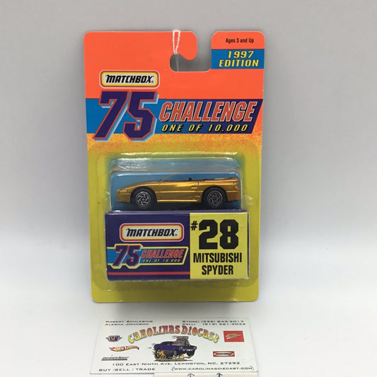 Matchbox 75 Challenge #28 Mitsubishi Spyder 5C8