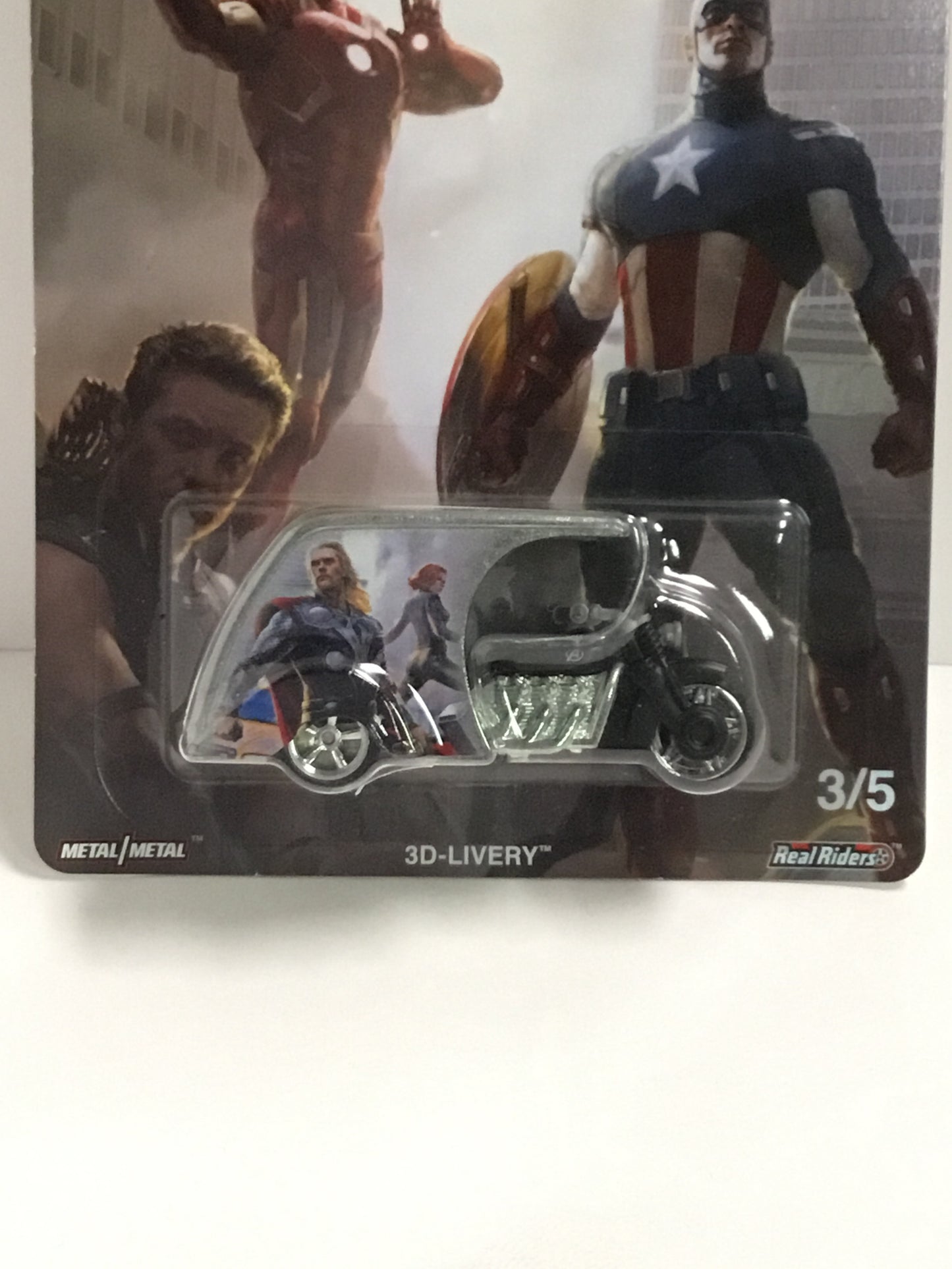 Hot wheels pop culture marvel studios Avengers 3D-Livery F5