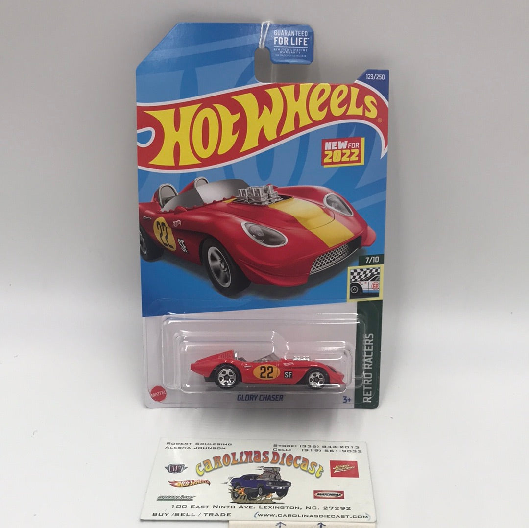 2022 hot wheels K case #123 Glory Chaser red EE5