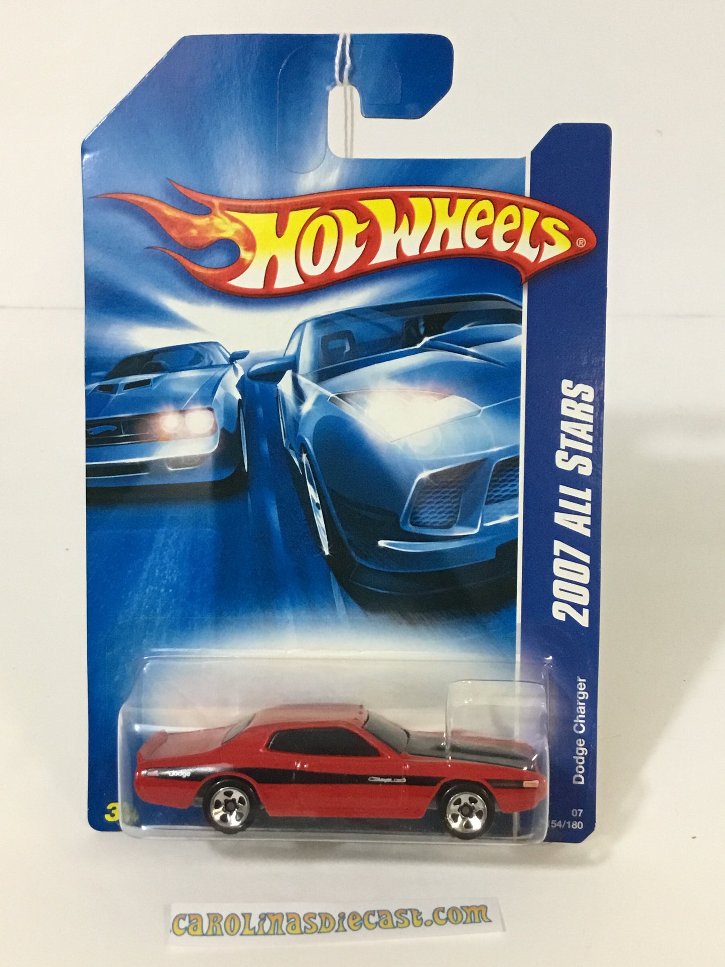 2007 Hot Wheels All stars #154 Dodge Charger  (EEE3)