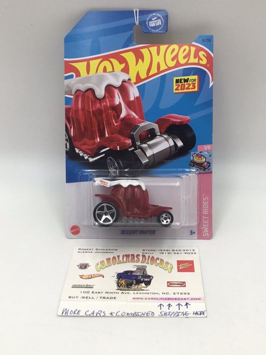 2023 hot wheels F case #8 Dessert Drifter red AAA1