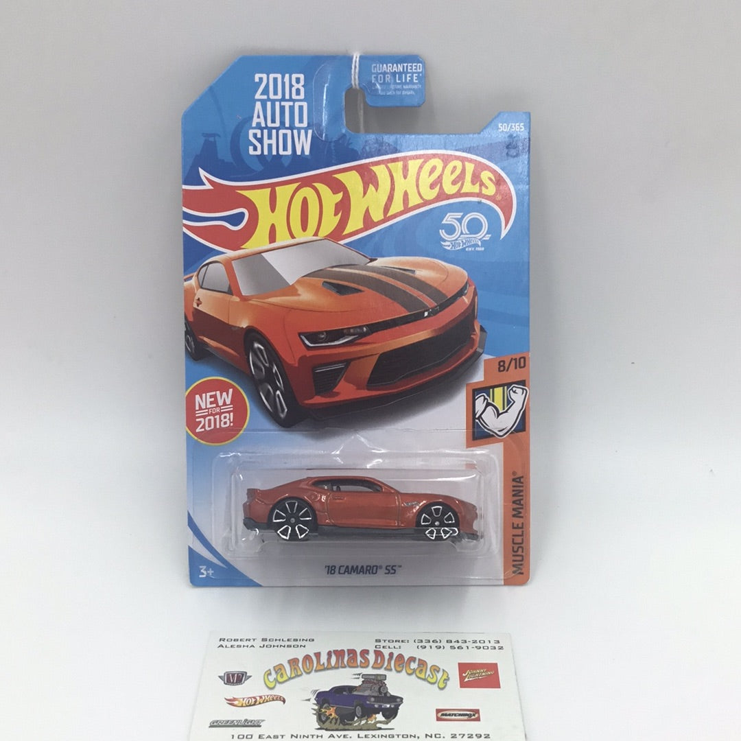 2018 Hot Wheels #50 18 Camaro SS 2018 Auto Show BB1