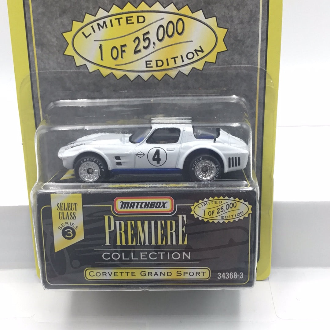 Matchbox Premiere series 3 Corvette Grand Sport white 5A5