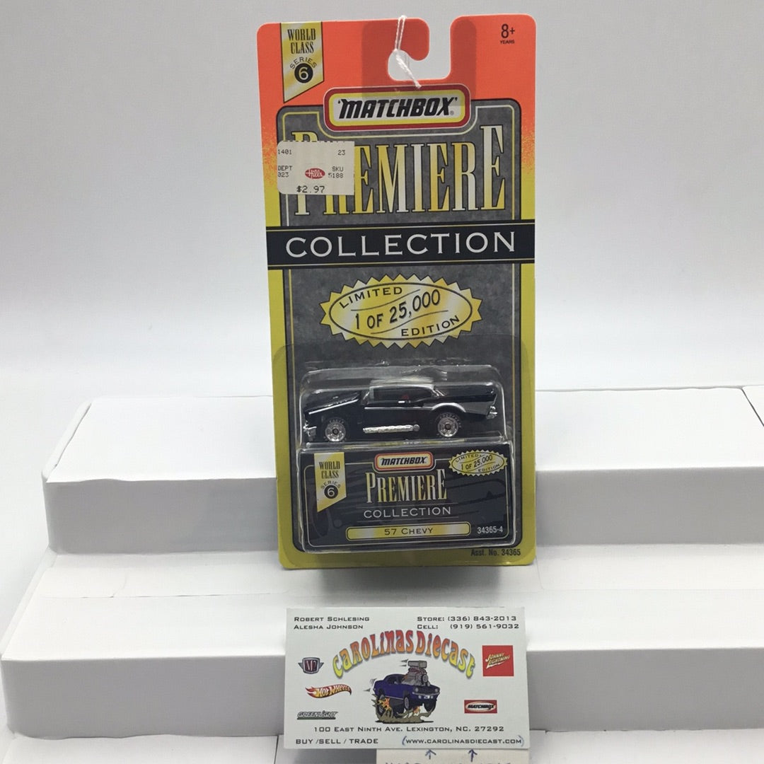 Matchbox Premiere series 6 ‘57 Chevy black 5C1