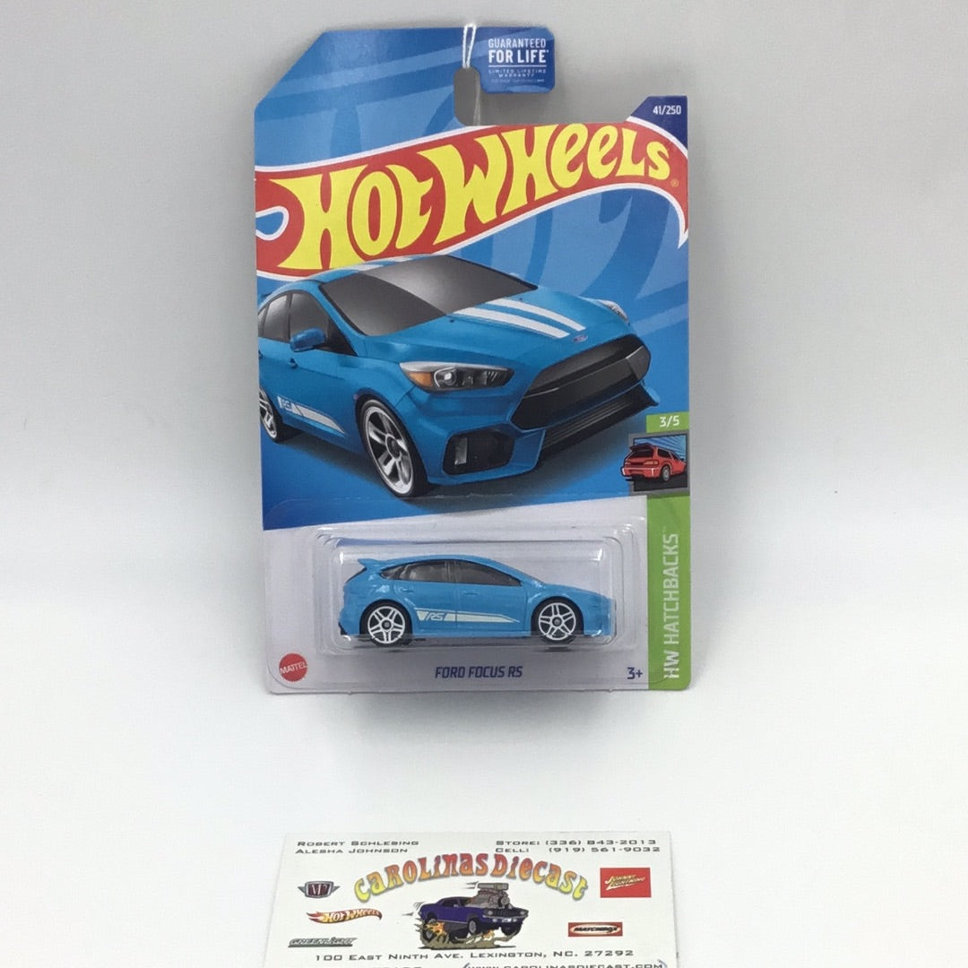 2022 hot wheels B Case #41 Ford Focus RS UU1