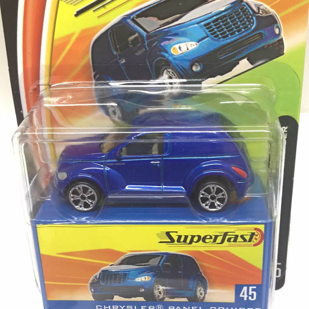 Matchbox Superfast #45 Chrysler Panel Cruiser blue limited to 15,000 174A
