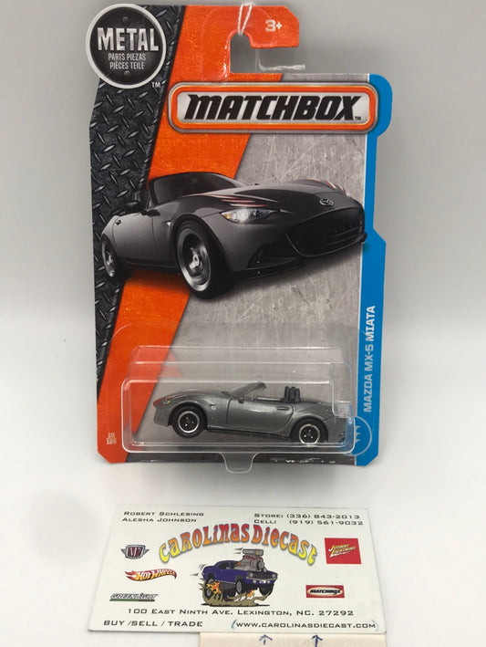 matchbox  #10 Mazda MX-5 Miata silver vhtf