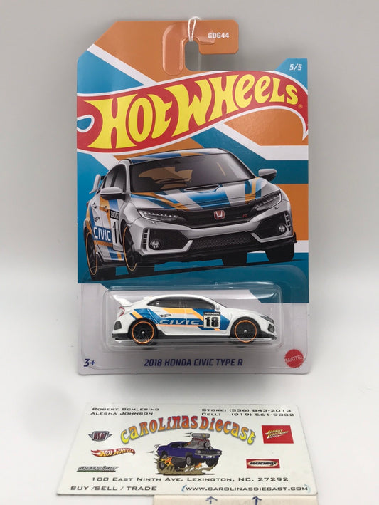 Hot wheels Honda anniversary 2018 Honda Civic Type R 5/5 Walmart exclusive 161L