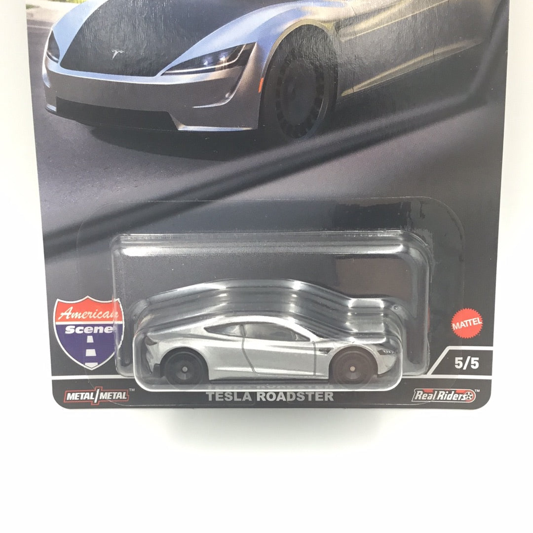 2022 Hot wheels Car Culture American Scene #5 Tesla Roadster M8