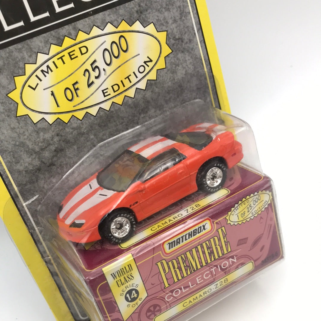 Matchbox Premiere series 14 Camaro Z-28 orange 162C