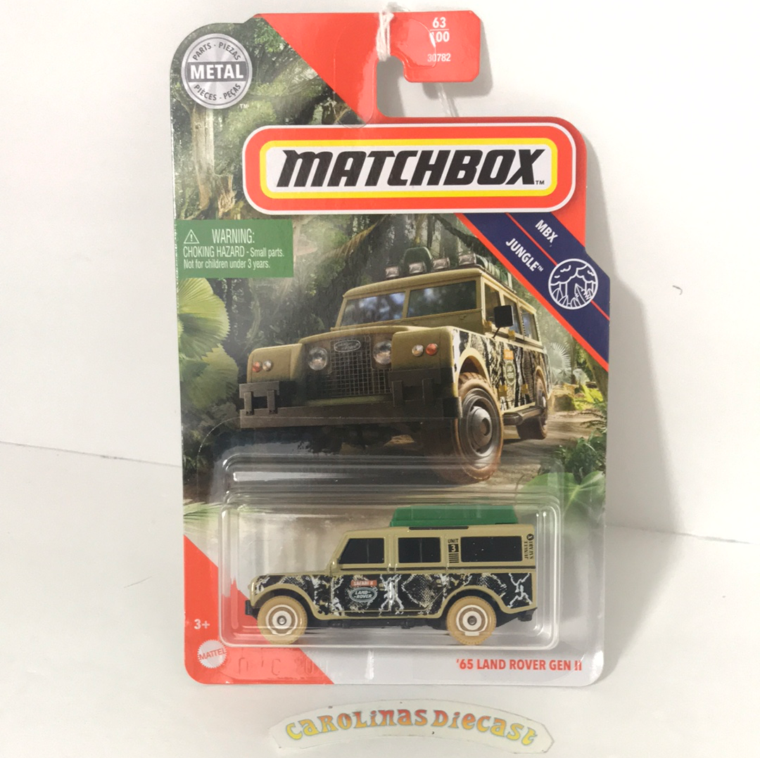 2020 matchbox X case #63 65 Land Rover Gen II