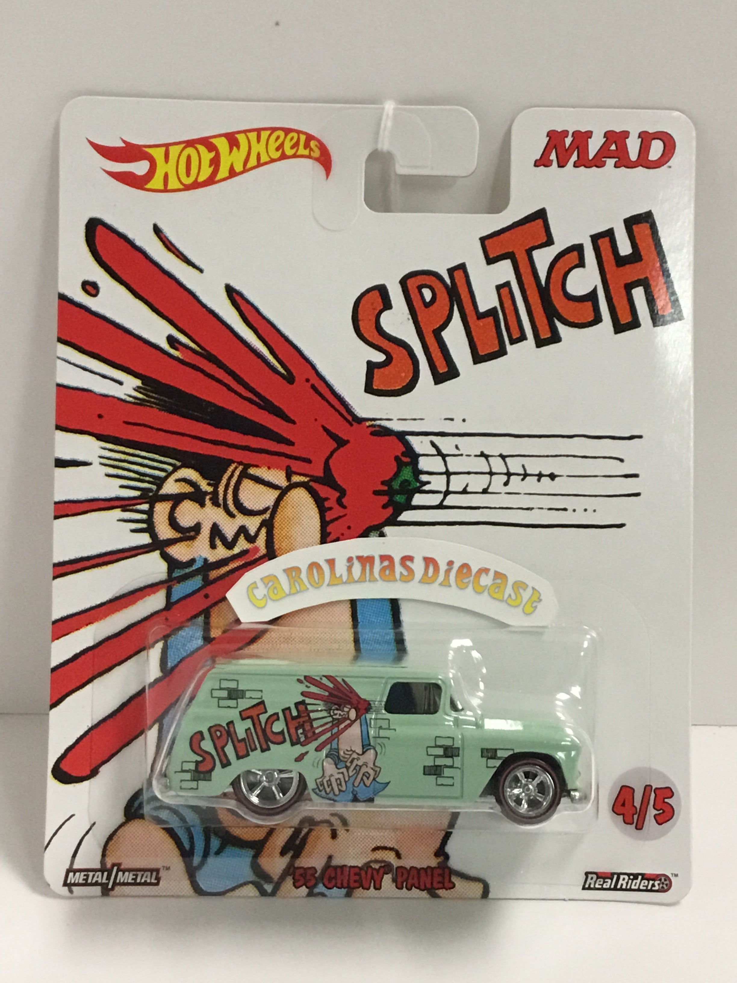 Hot wheels pop culture MAD Splitch 55 Chevy panel F4