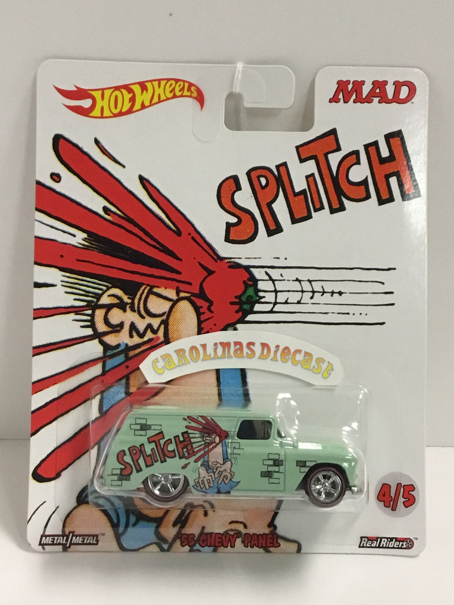 Hot wheels pop culture MAD Splitch 55 Chevy panel 272F