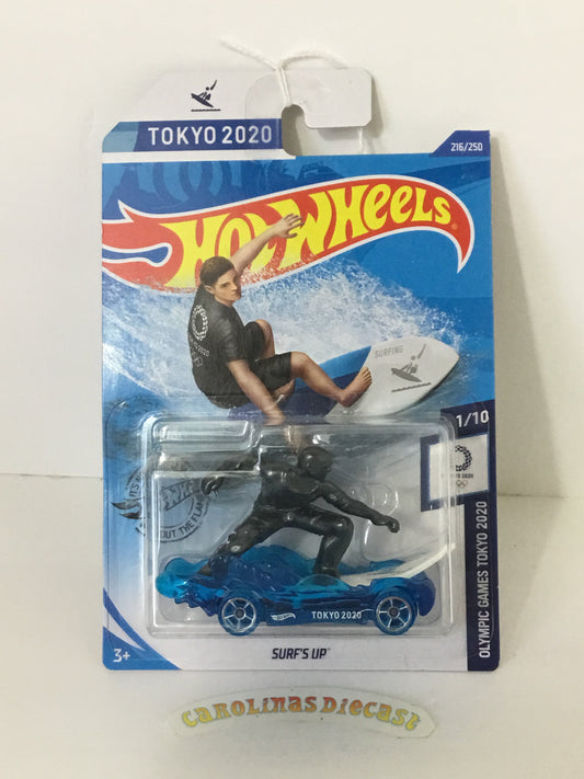 2020 hot wheels  #216 Surfs up Tokyo 2020 LL1