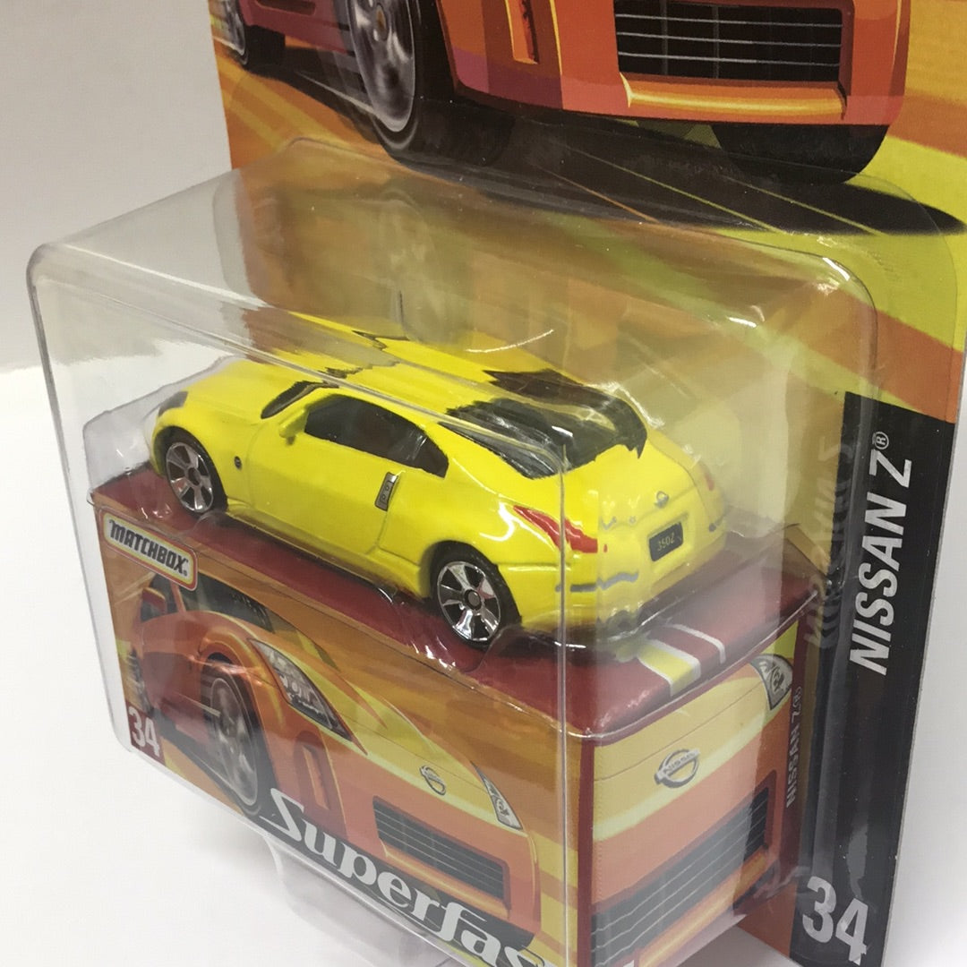 Matchbox Superfast #34 Nissan Z yellow 173I
