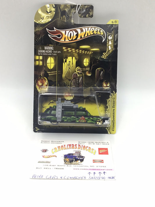 Hot wheels Halloween exclusive ghostbusters Ecto-1 htf
