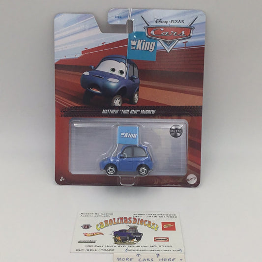 2022 Disney Pixar Cars Metal series Mathew true blue McCrew new 140E