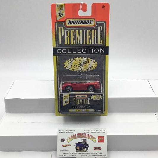 Matchbox Premiere series 5 Camaro Z-28 red 5C2