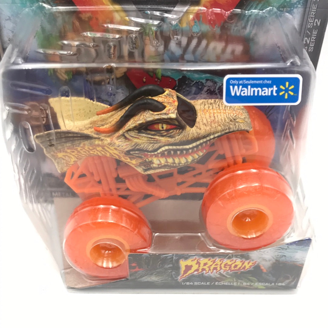 2022 monster jam series 2 Earth Vs. Surf Dragon Walmart exclusive