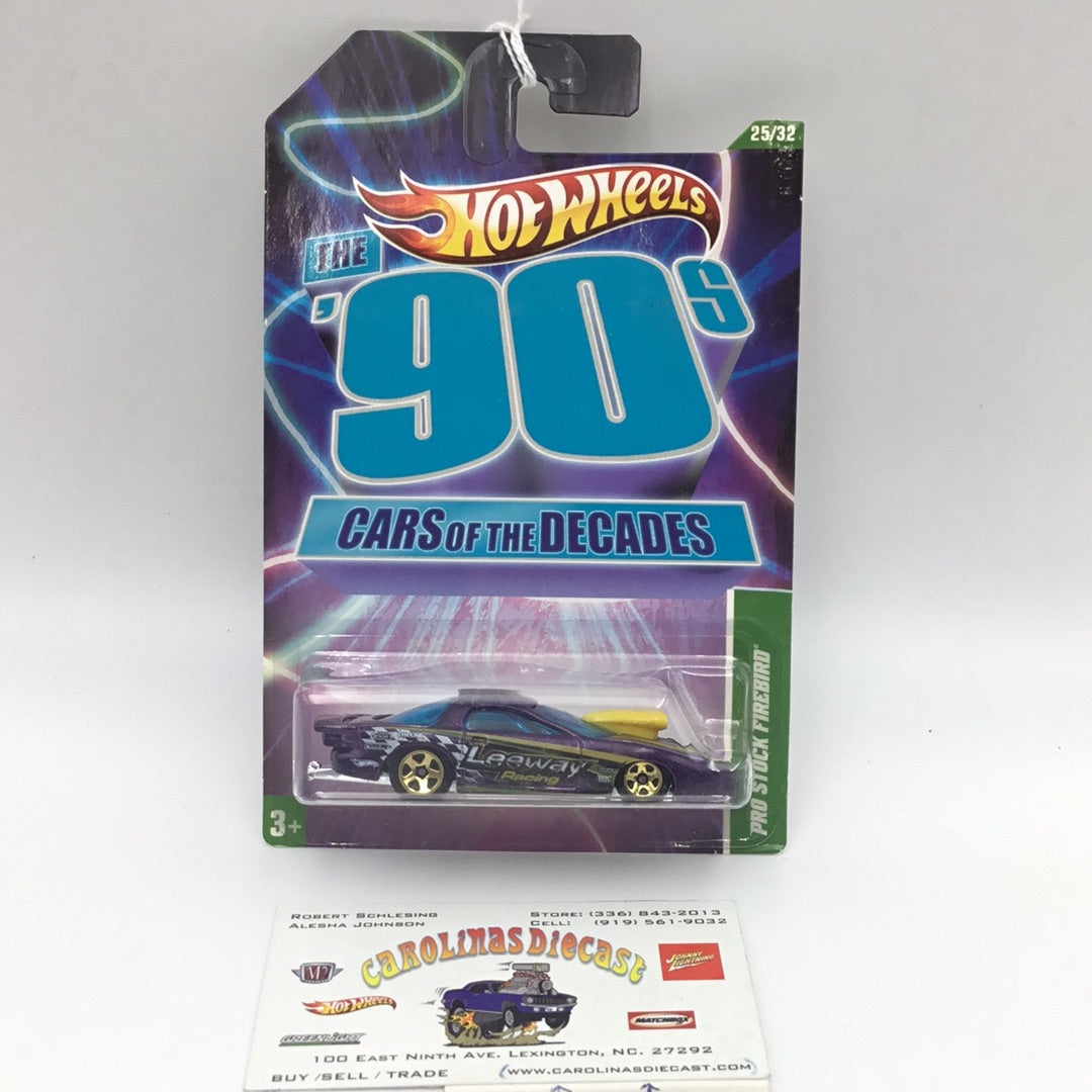 Hot wheels cars of the decades #25 Pro Stock Firebird EE5