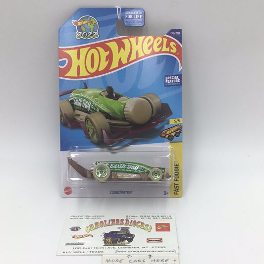 2022 hot wheels g case #135 Carbonator earth day 2022 123H