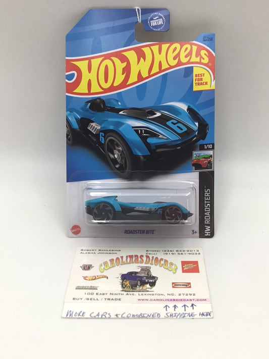 2023 hot wheels F case #12 Roadster Bite blue AAA1