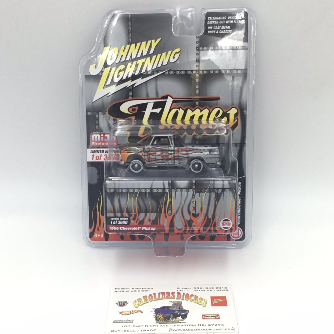 Johnny lightning Flames 1966 Chevrolet Pickup MiJo exclusive