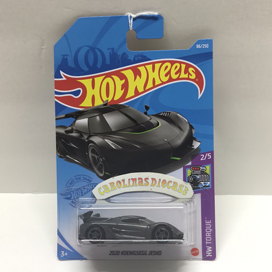 2021 hot wheels #86 2020 Koenigsegg jesko dark silver AA1