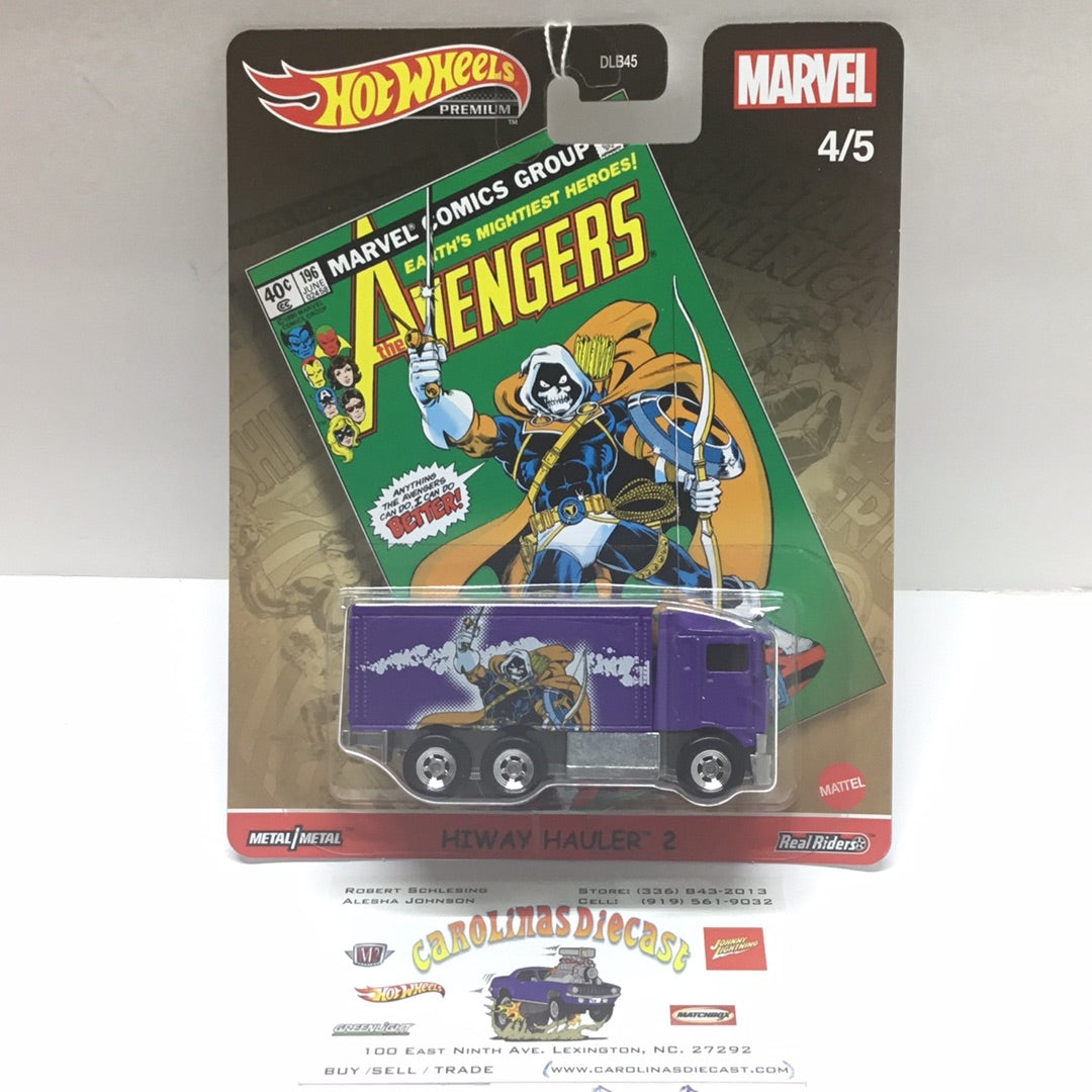 2021 Hot Wheels Marvel Pop Culture #4 Hiway Hauler 2 266D