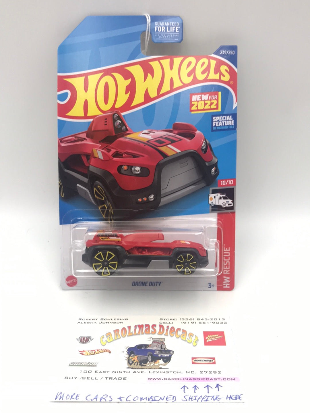 2022 hot wheels P case #239 Drone Duty YY8