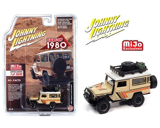 Johnny lightning Classic Gold 1980 Toyota Land Cruiser Beige MiJo exclusive SS2